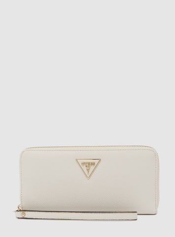 White Laurel Large Wallet