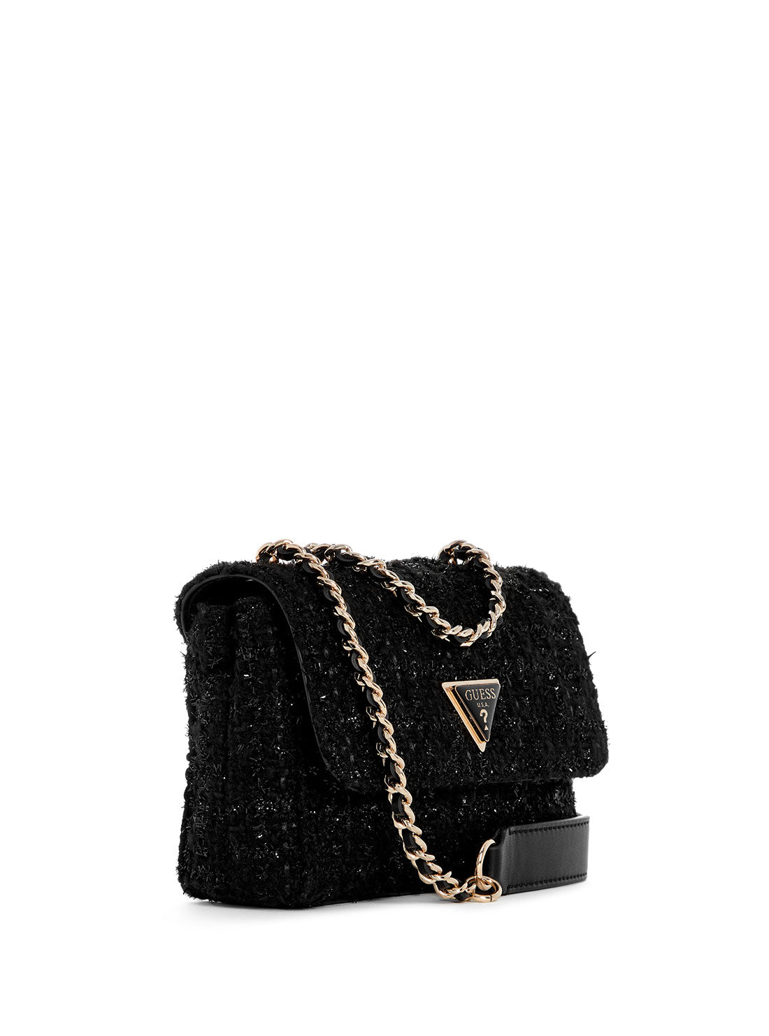 GUESS Black Giully Mini Crossbody Bag side view