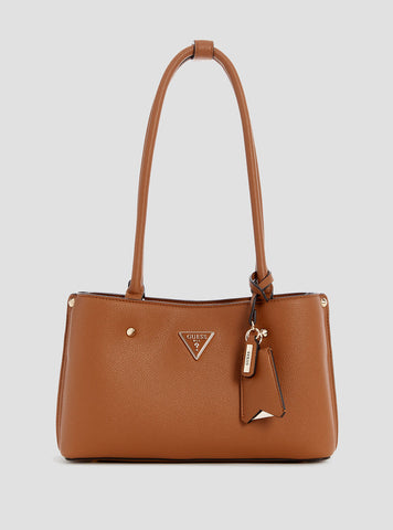 Brown Meridian Shoulder Satchel