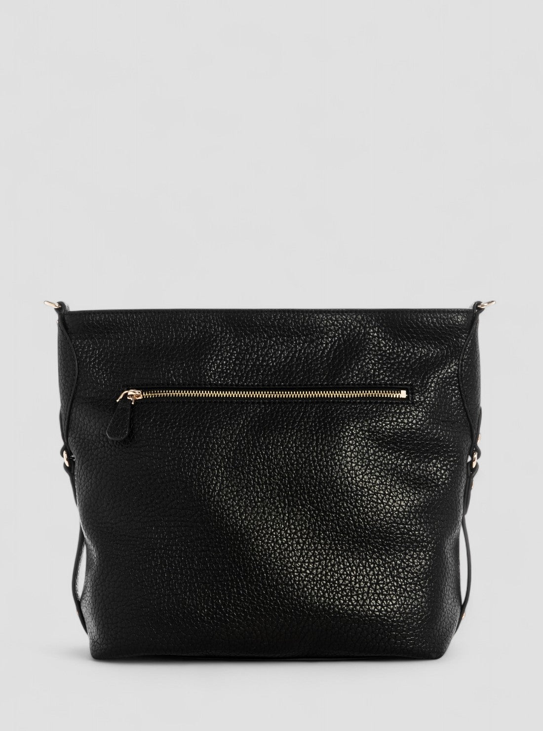 GUESS Womens Black Marsha Crossbody Bucket Bag BG950104 Back View
