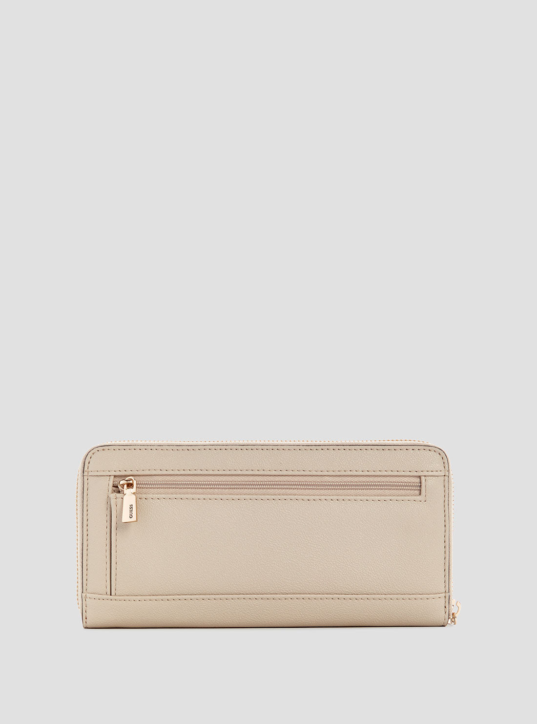 Taupe Anadela Large Zip Wallet