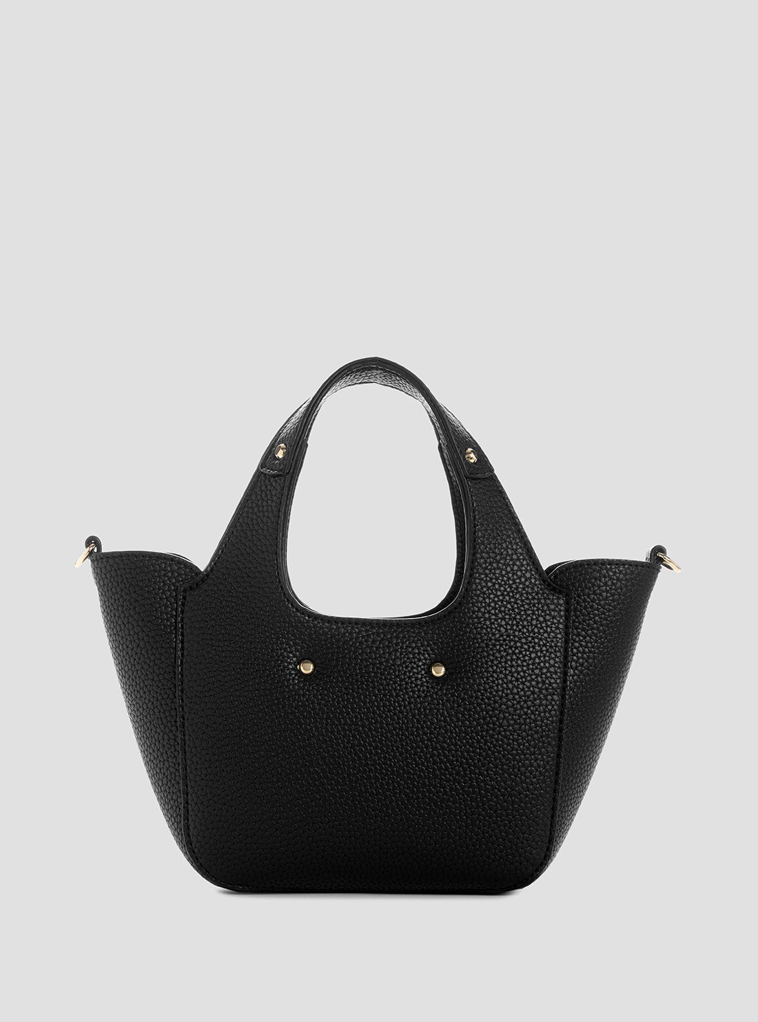 GUESS Womens Black Helina Mini Tote Bag BG964075 Back View