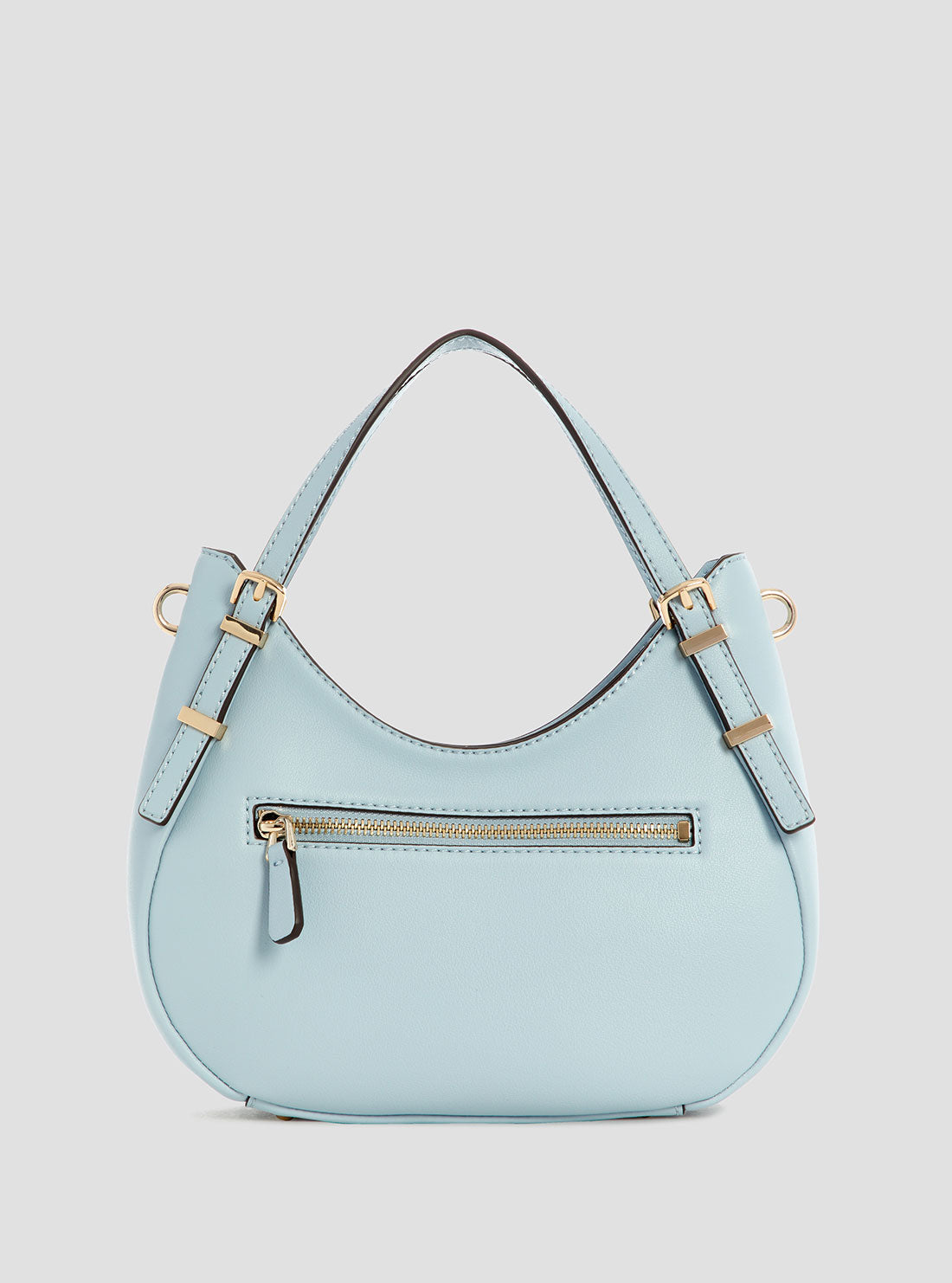 GUESS Womens Blue Lefia Small Satchel Bag BG964405 Back View