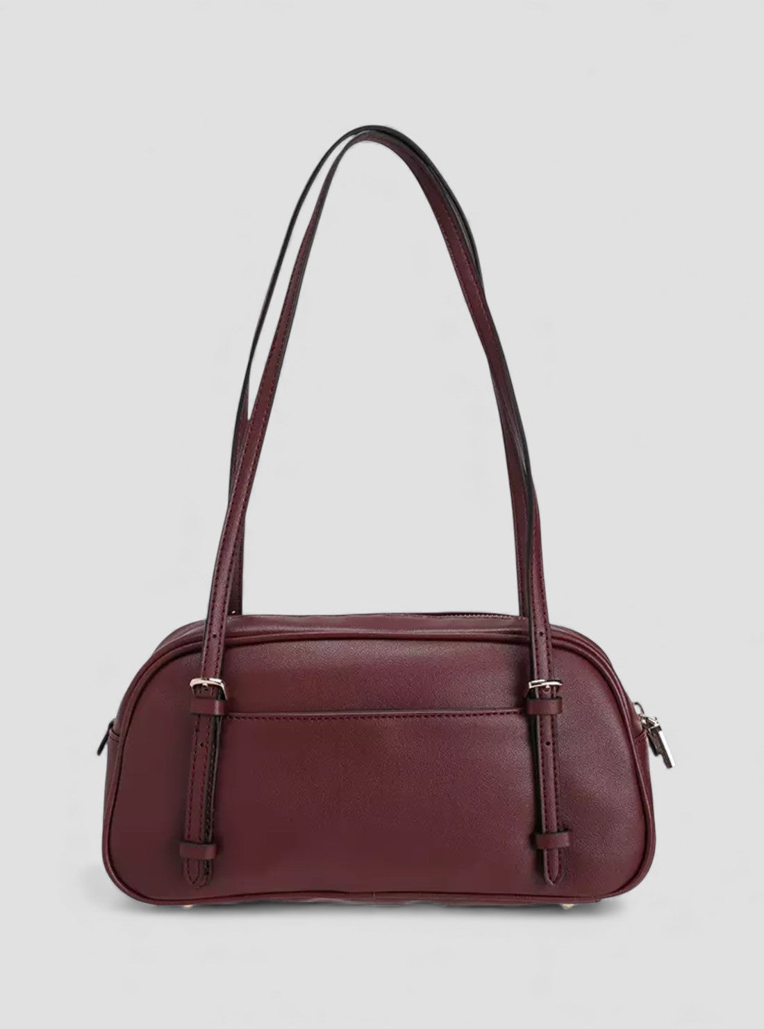 GUESS Womens Red Cerelia Shoulder Satchel Bag BG964508 Back View