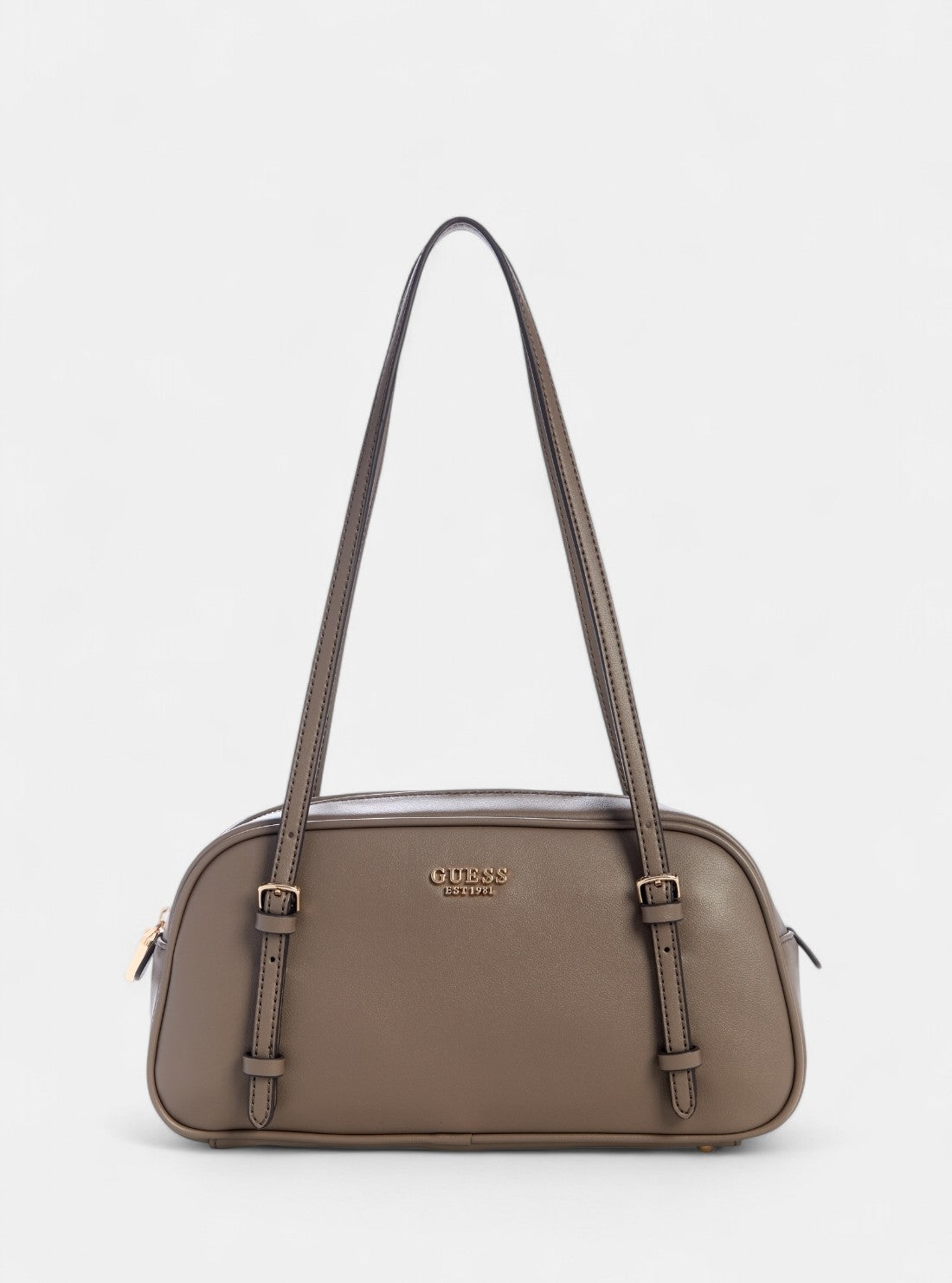 GUESS Womens Brown Cerelia Shoulder Satchel Bag BG964508 Front View