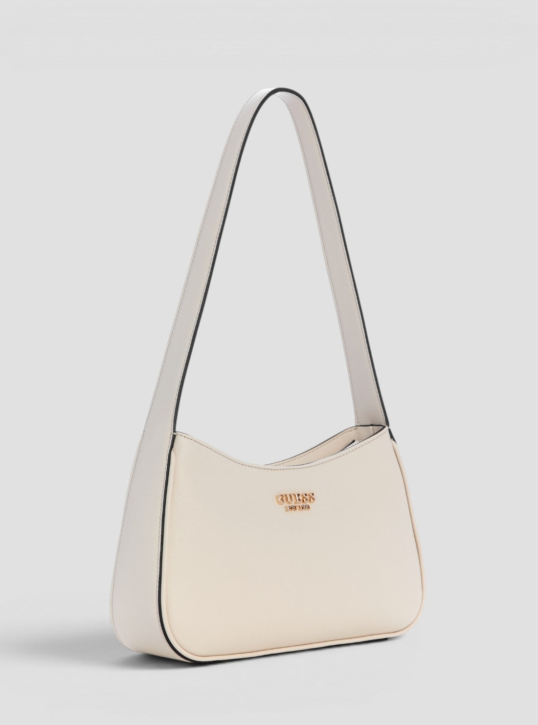 GUESS Womens Bone Cerelia Top Zip Shoulder Bag BG964517 Side View