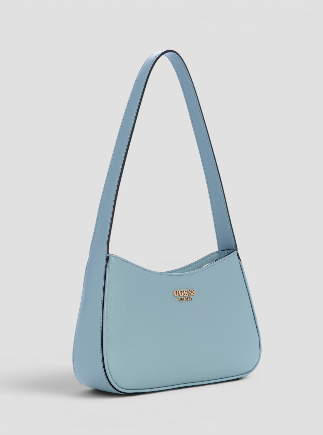GUESS Womens Blue Cerelia Top Zip Shoulder Bag BG964517 Side View