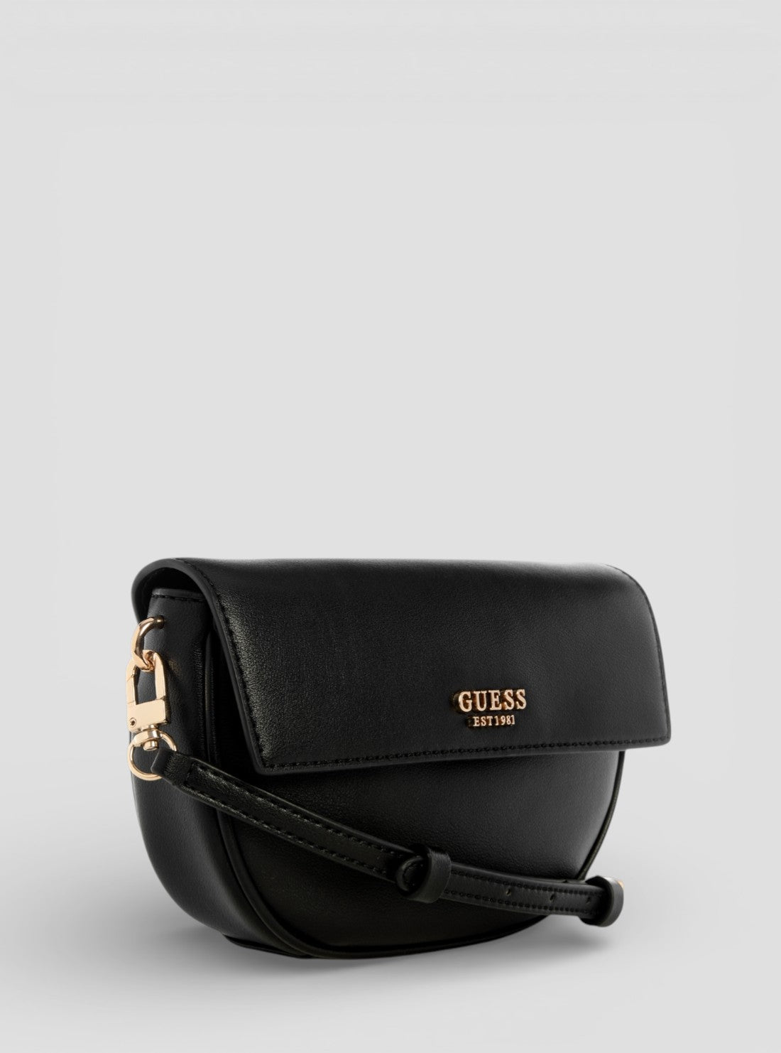 GUESS Womens Black Cerelia Shoulder Satchel Bag BG964519 Side View