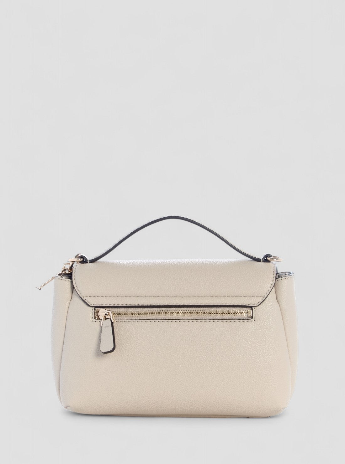 GUESS Womens Beige Evie Top Handle Flap Bag BG966420 Back View