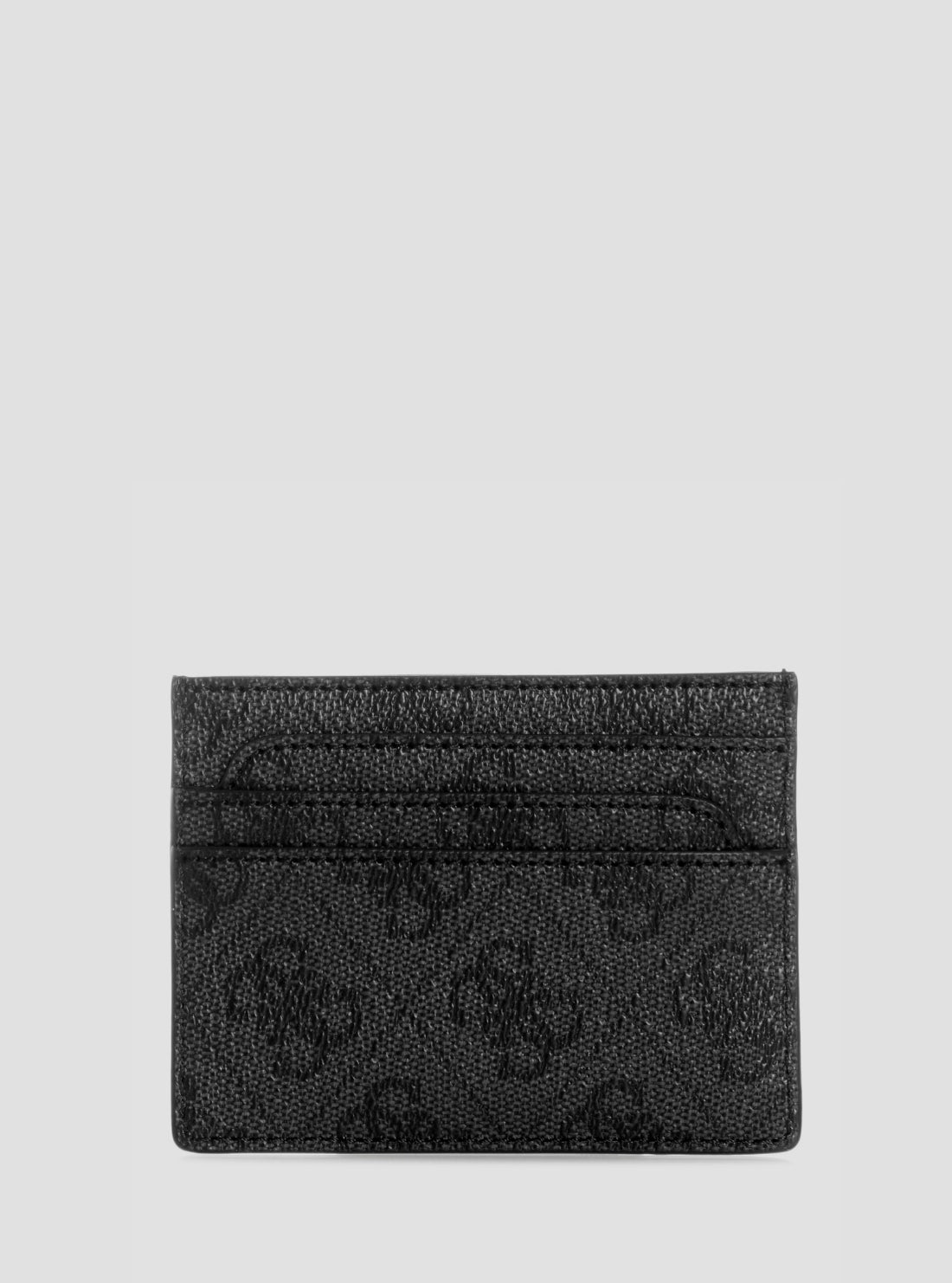 GUESS Womens Black Logo Noelle II Card Holder BG9672135 Back View