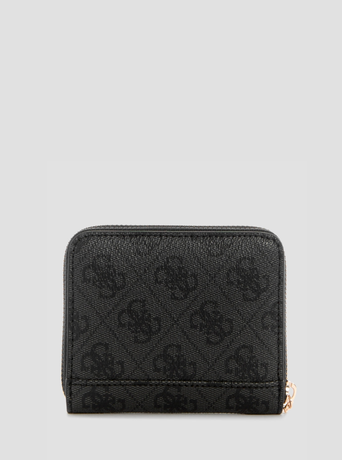 GUESS Womens Black Logo Noelle II Small Zip Around Wallet BG9672137 Back View