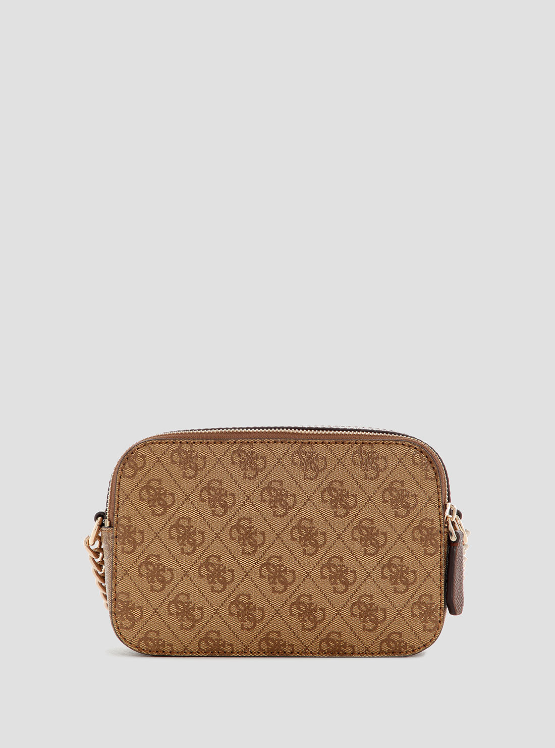 GUESS Womens Brown Logo Noelle Camera Crossbody Bag BG967213 Back View