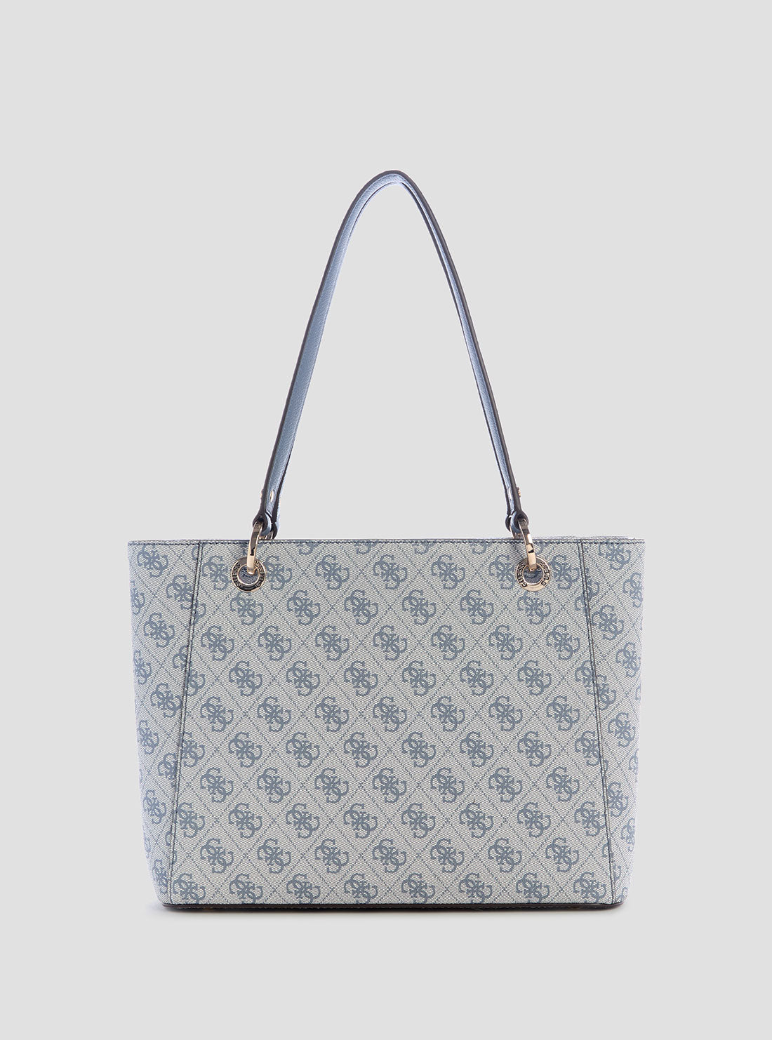 GUESS Womens Blue Logo Noelle Small Tote BG967224 Back View