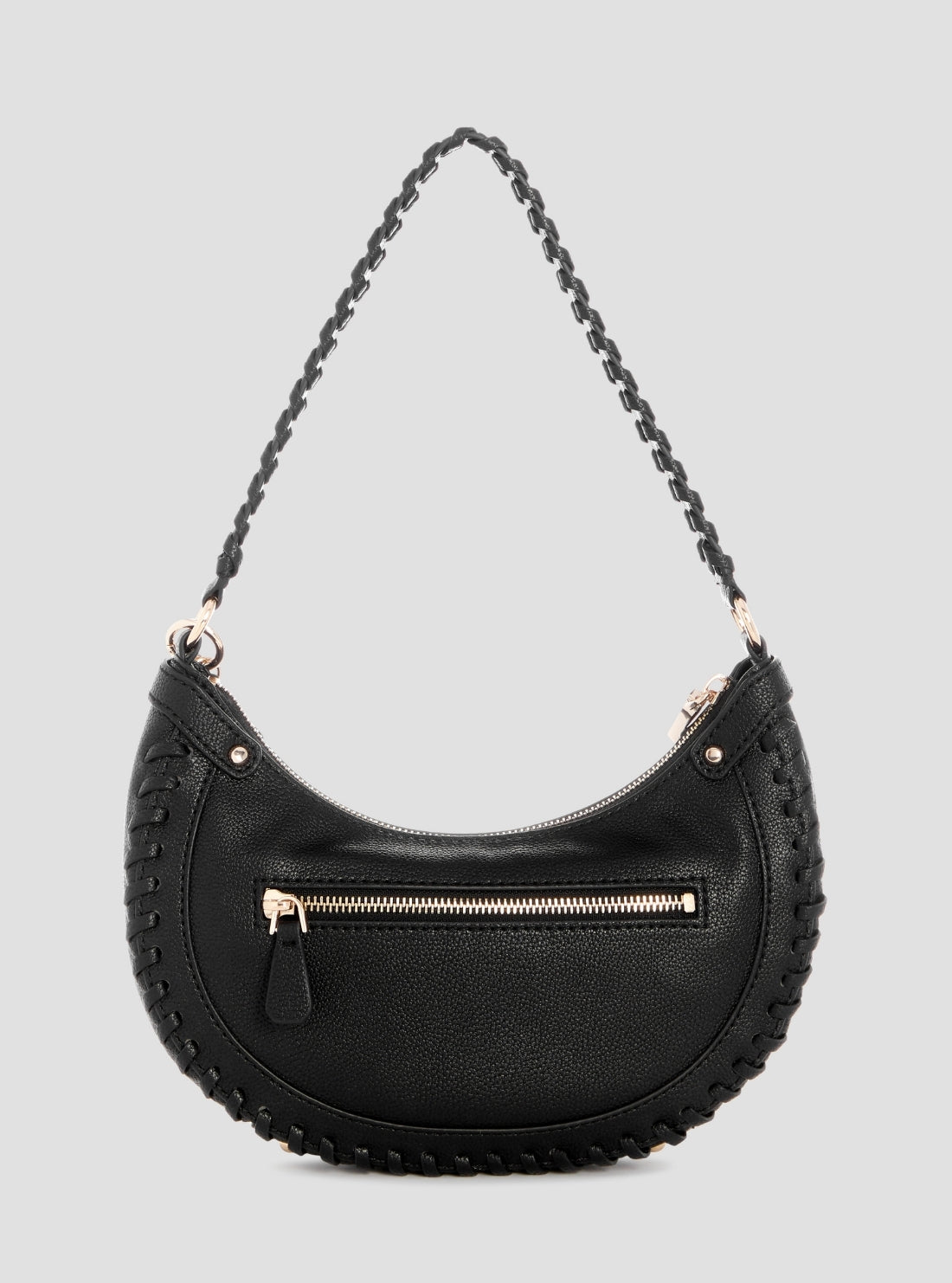 GUESS Handbags Black Petra Hobo Shoulder Bag BG975001 Back View