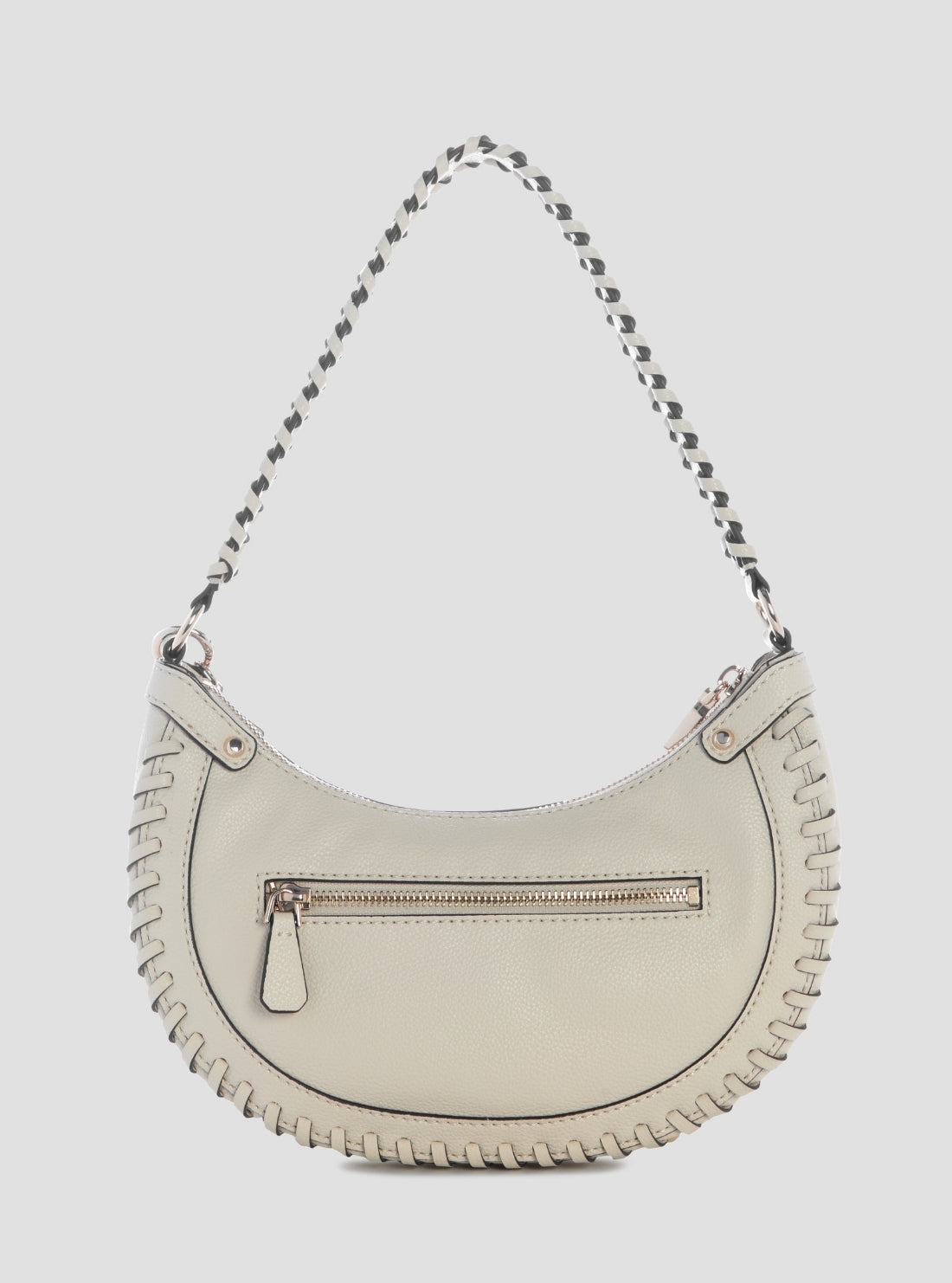 GUESS Womens Off-White Petra Hobo Shoulder Bag BG975001 Back View