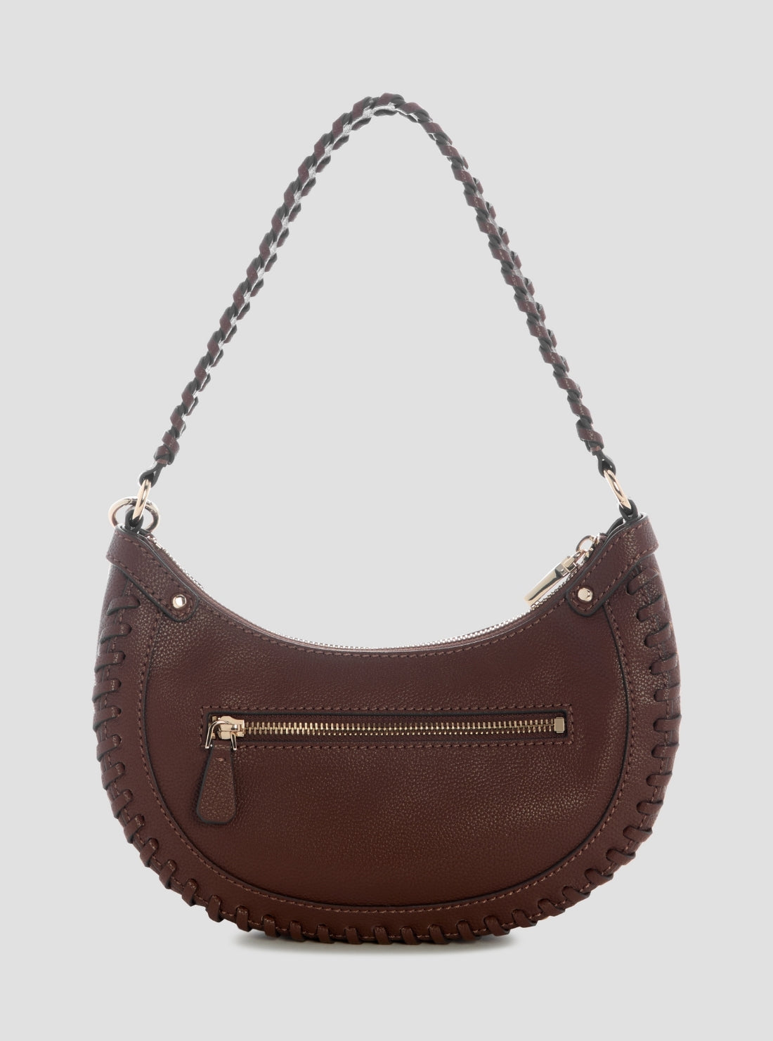 GUESS Womens Brown Petra Hobo Shoulder Bag BG975001 Back View