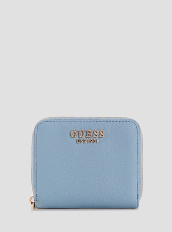 Blue Isola Small Zip Around Wallet