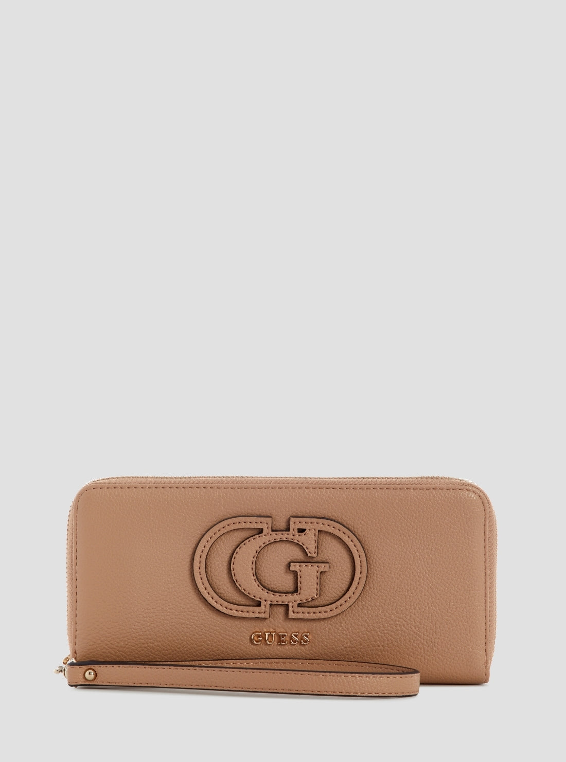 Beige Isola Large Zip Around Wallet