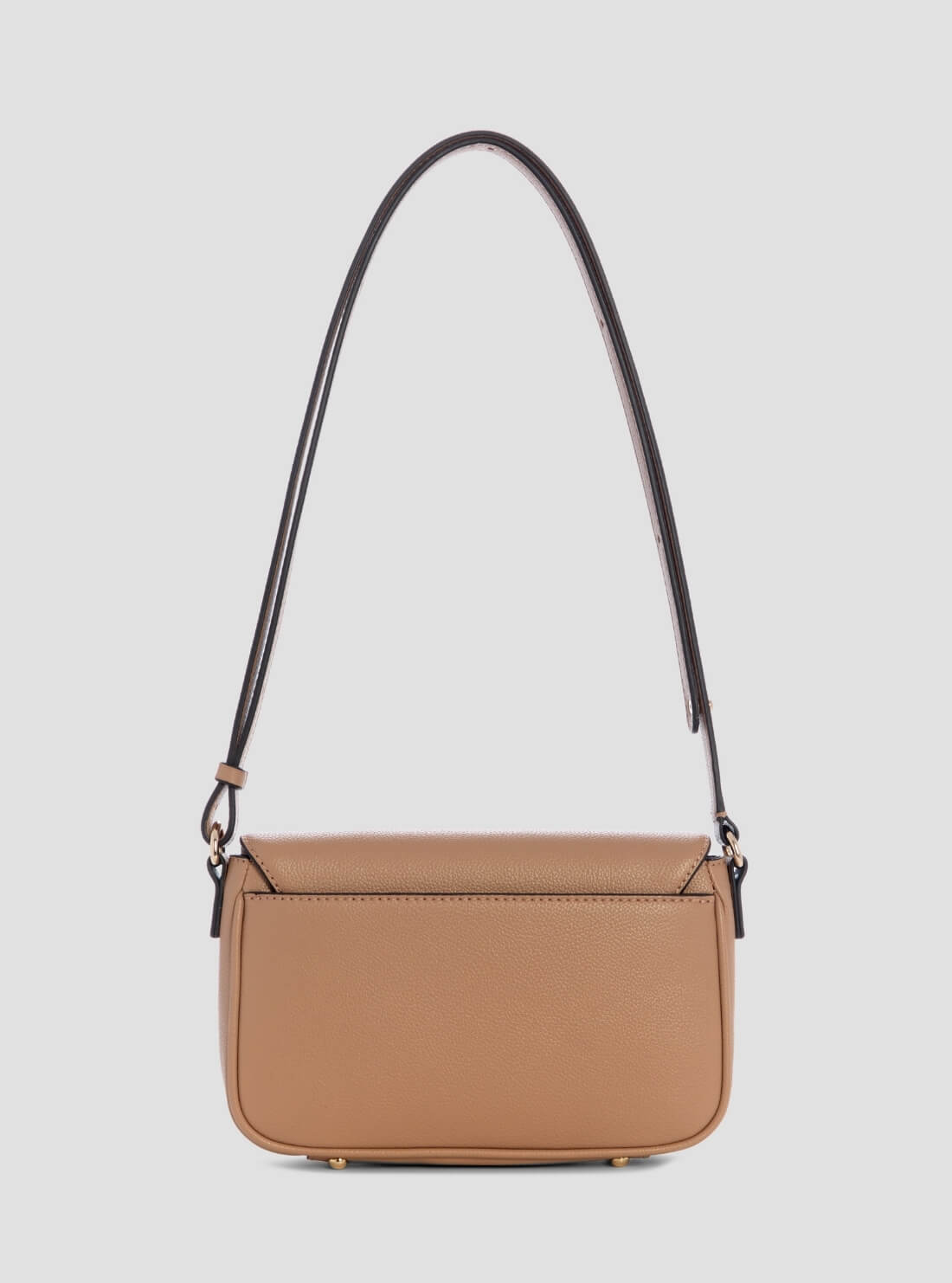 GUESS Womens Beige Isola Convertible Crossbody Flap Bag BG990521 Back View