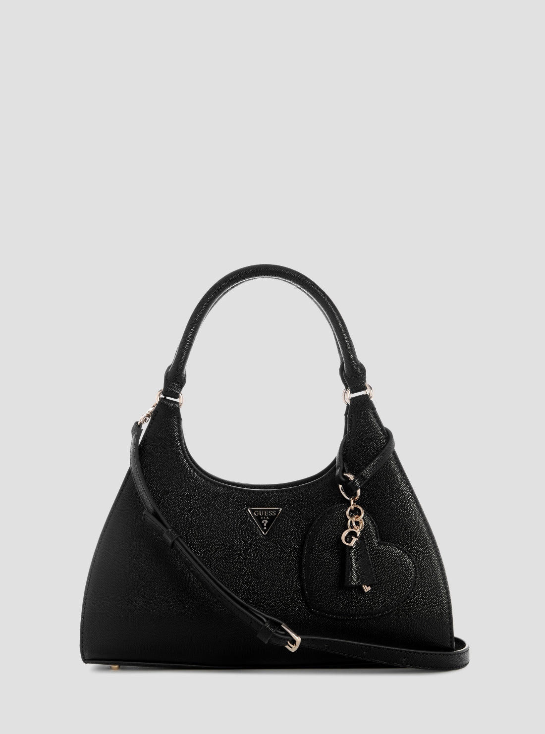 GUESS Womens Black Isobel Small Girlfriend Carryall BG993206 Front View