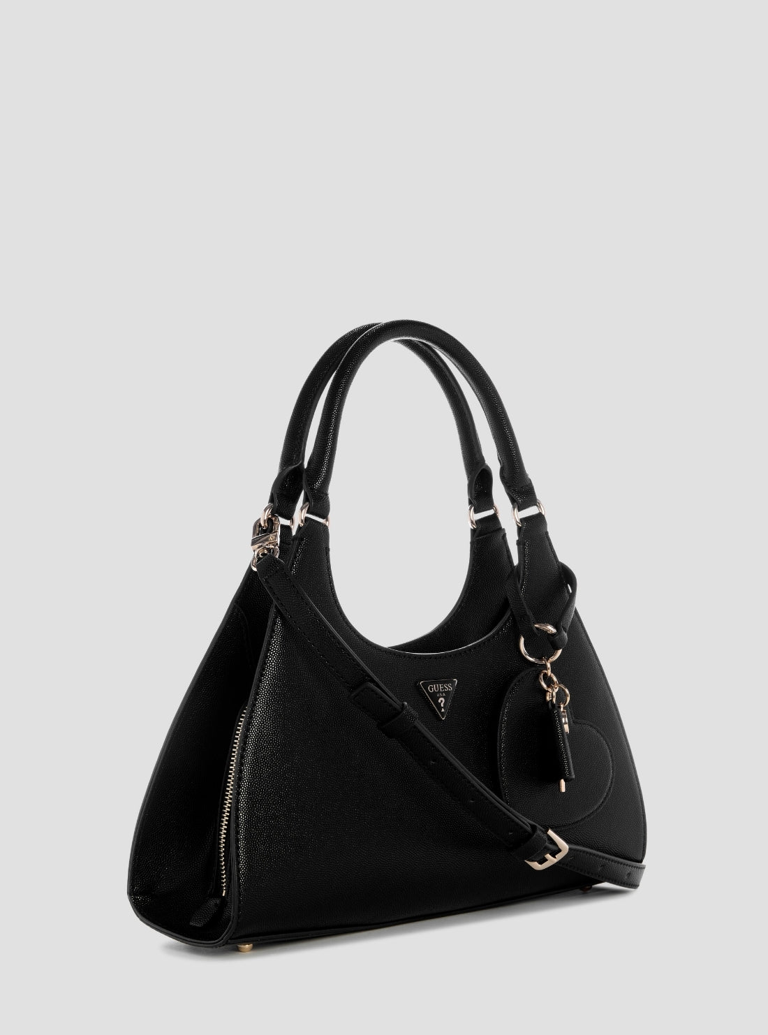 GUESS Womens Black Isobel Small Girlfriend Carryall BG993206 Side View