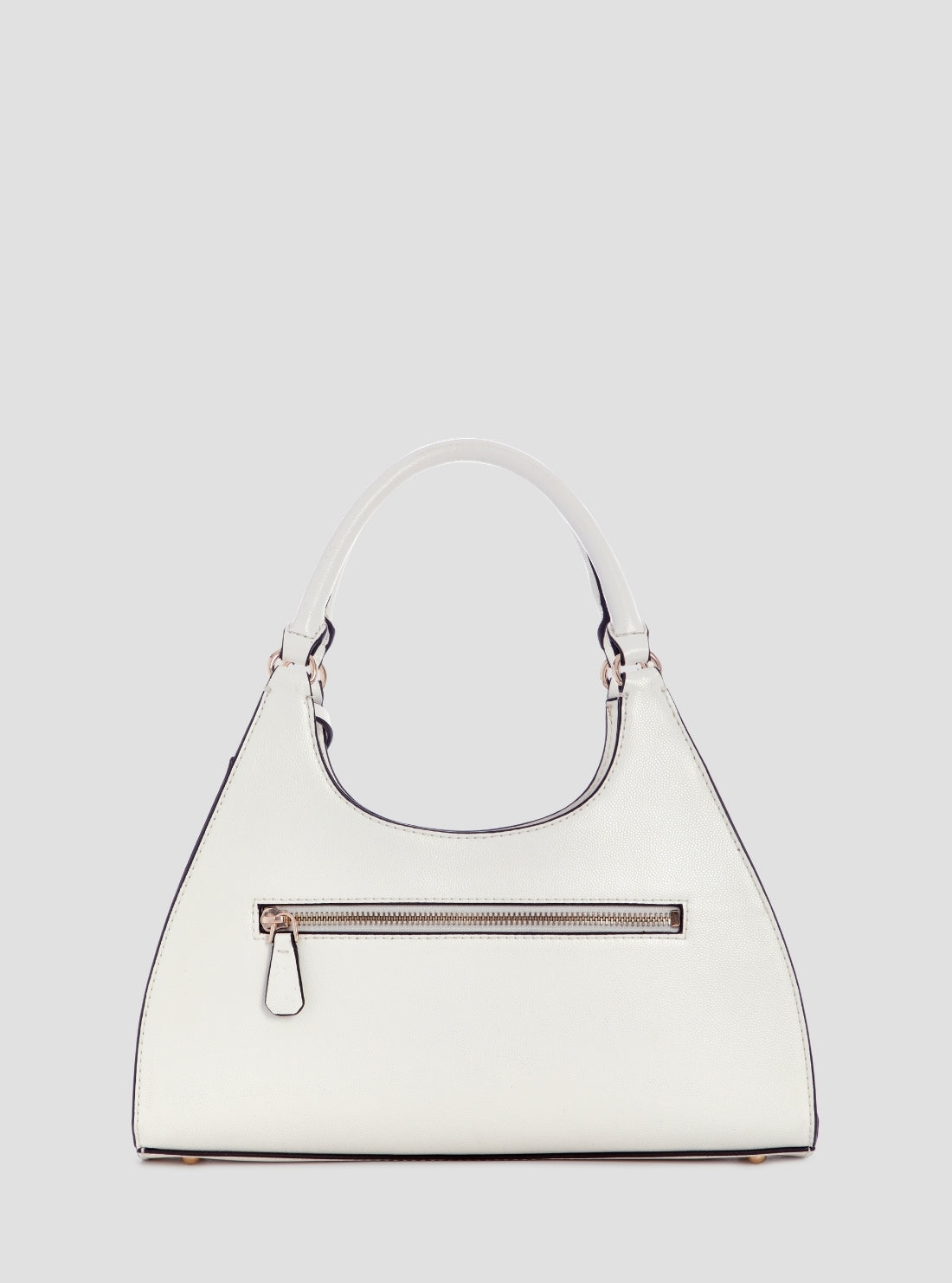 GUESS Womens White Isobel Small Girlfriend Carryall BG993206 Back View