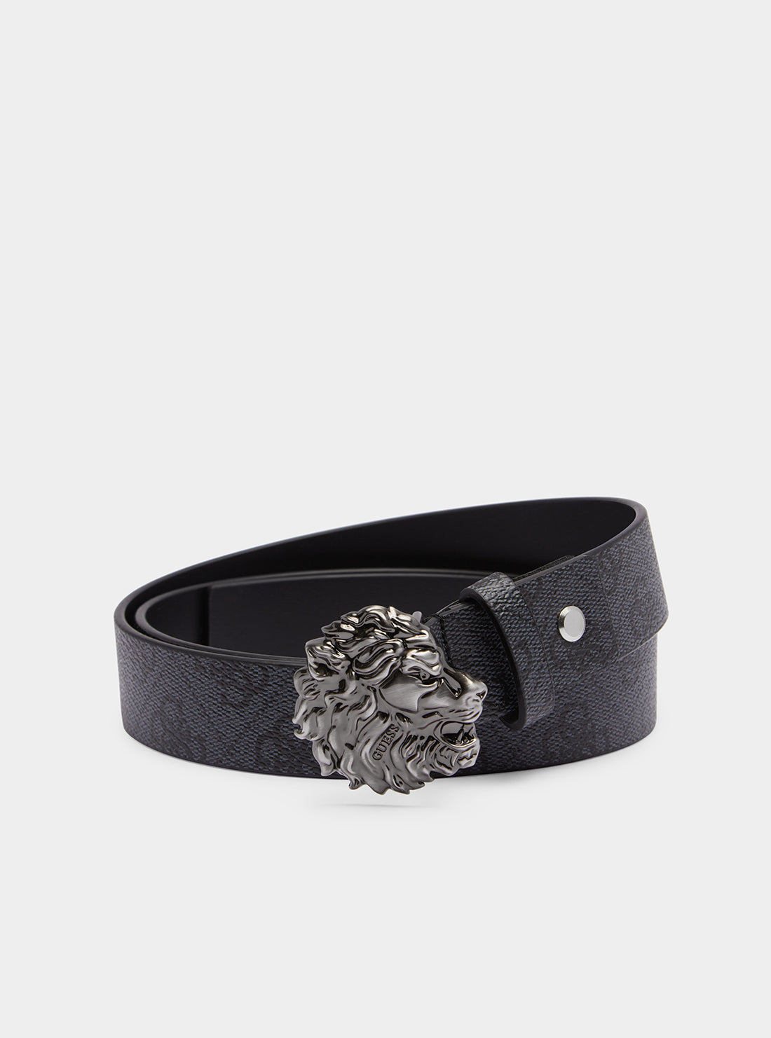 GUESS Black Lion Vezzola Adjustable Belt close up