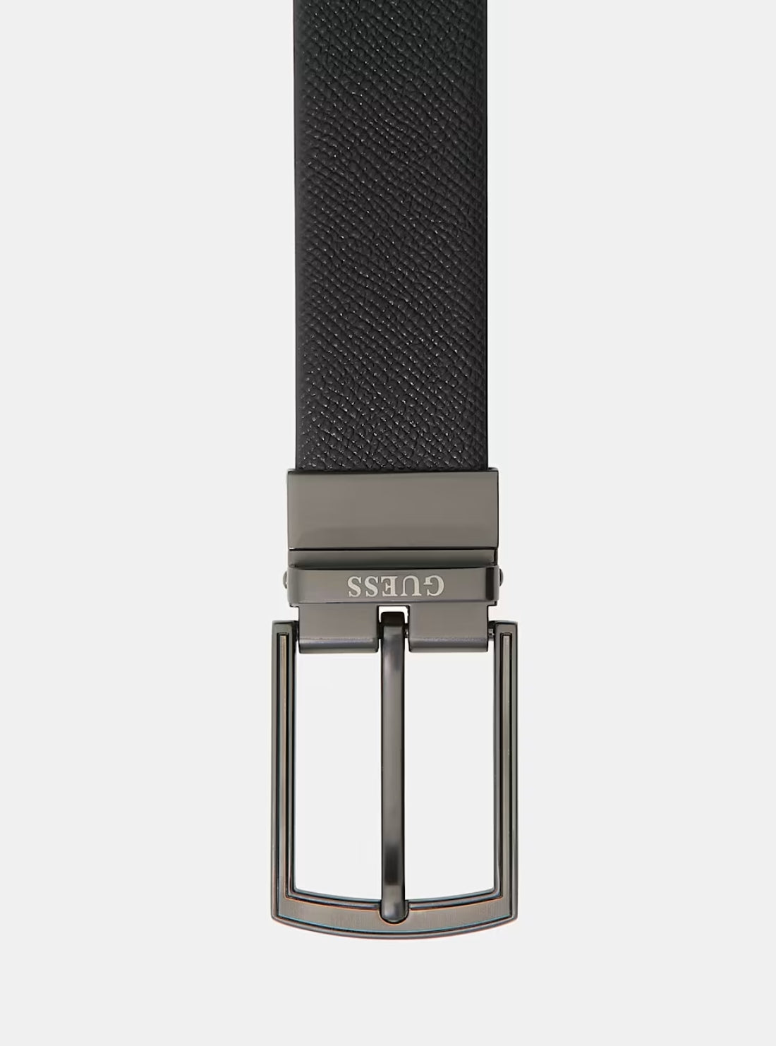 GUESS Accessories Black Leather Belt BM7823P5335 Detail View