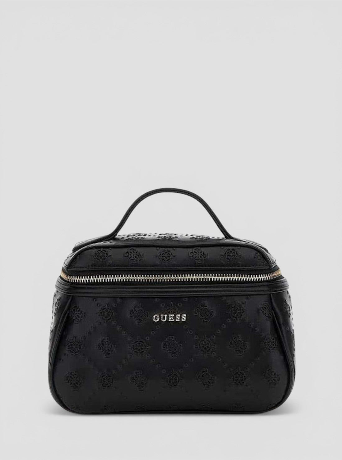 GUESS Accessories Black Logo Beauty Case BM7823P5335 Front View
