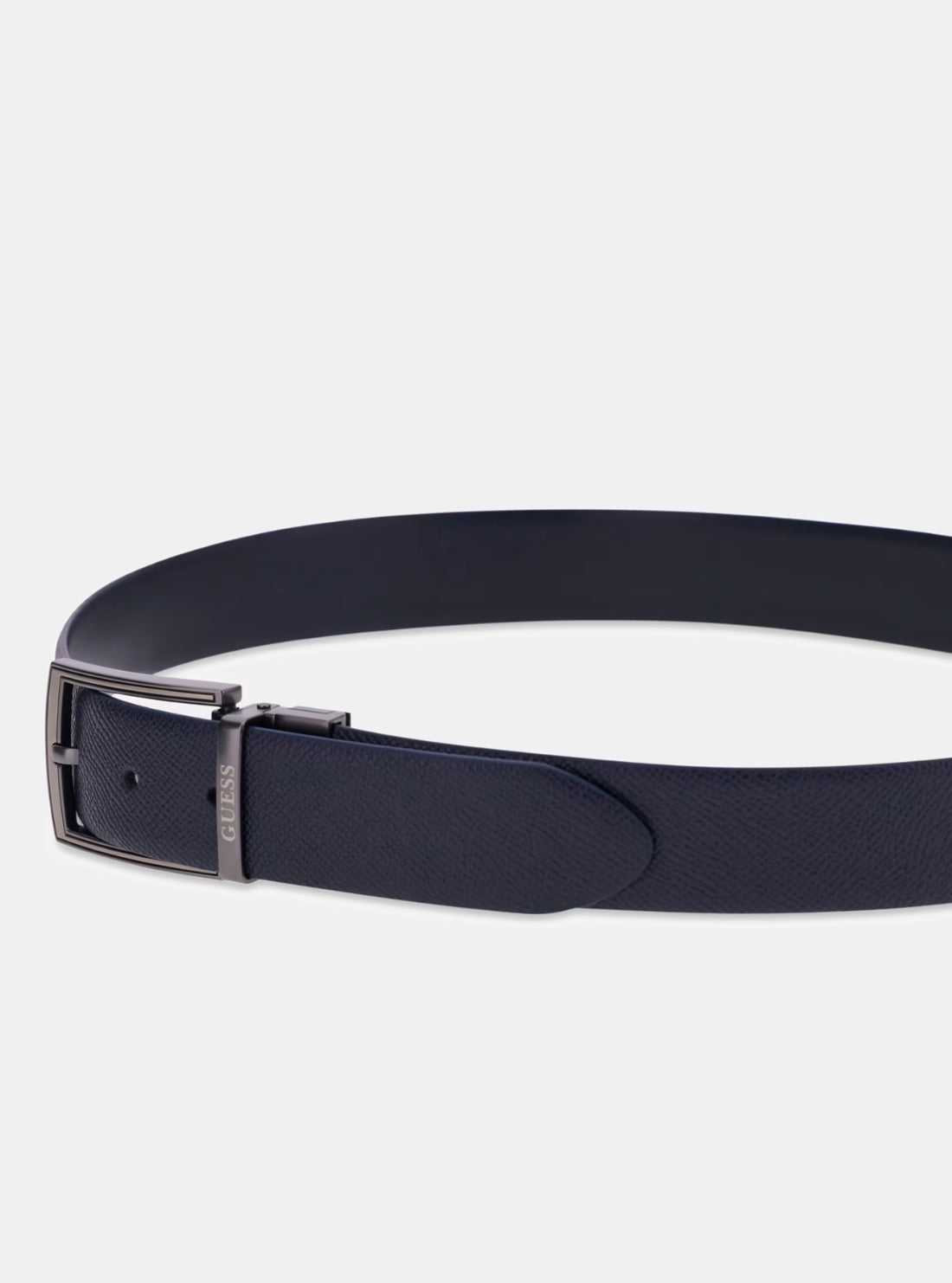 GUESS Accessories Blue Navy Adjustable Belt BM7823P5335 Detail View
