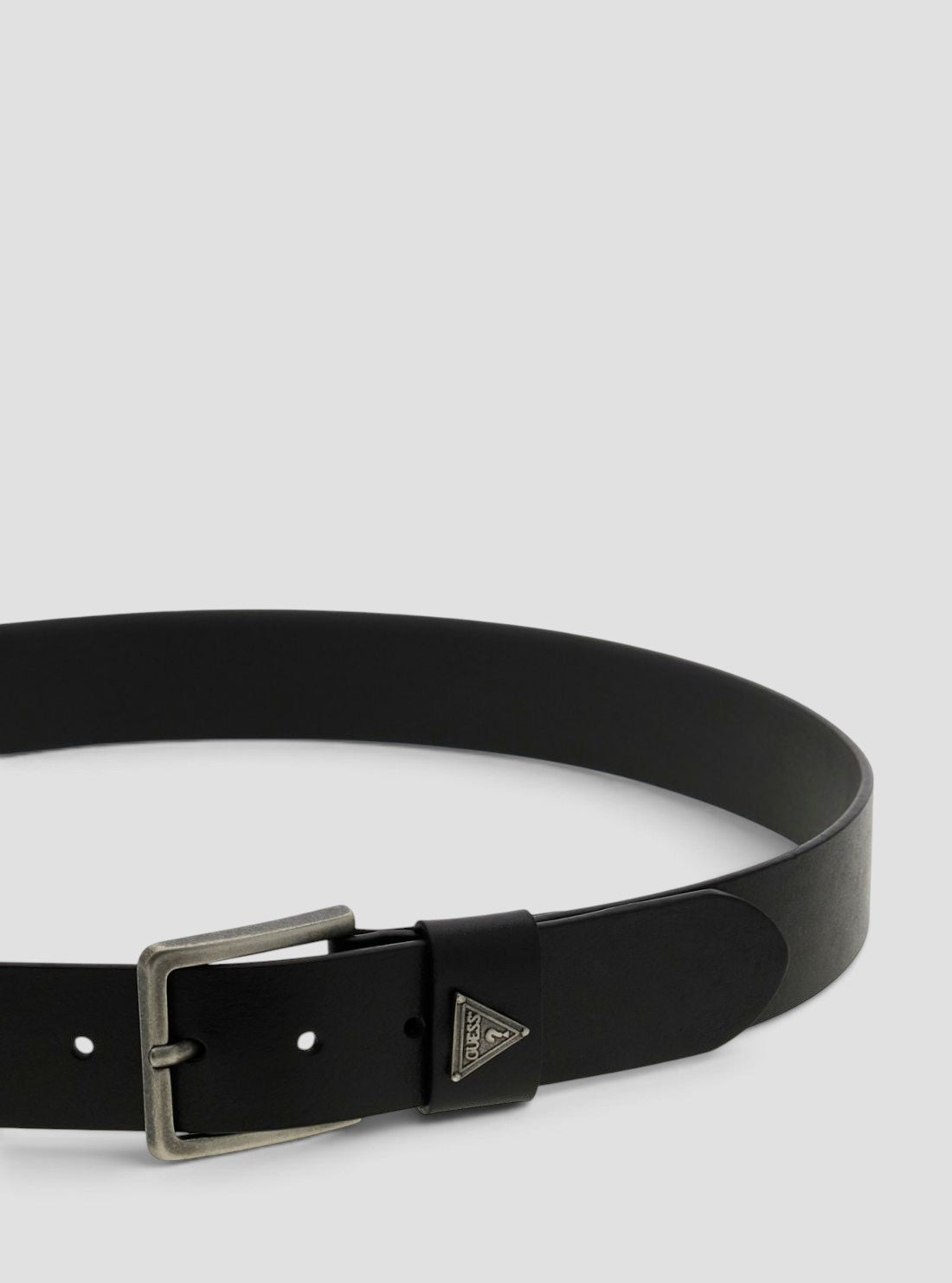 GUESS Accessories Black Leather Belt BM7888P6240 Detail View
