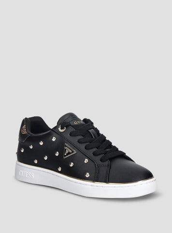 GUESS Womens Black Bonitah Sneakers BONITAH Side View
