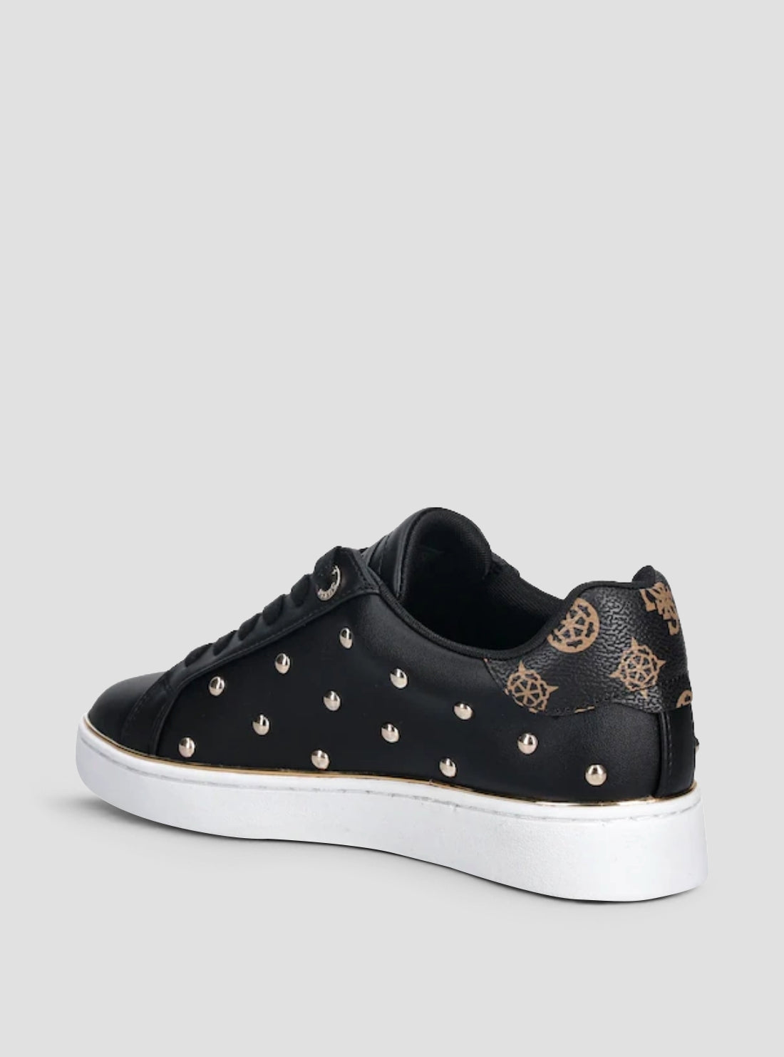 GUESS Womens Black Bonitah Sneakers BONITAH Back View