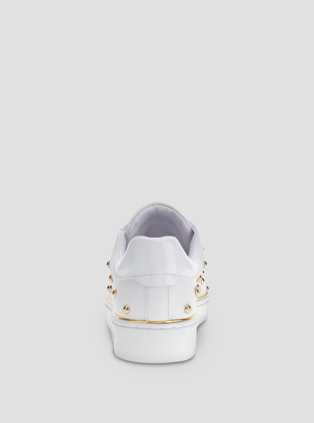 GUESS Womens White Bonitah Sneakers BONITAH Back View