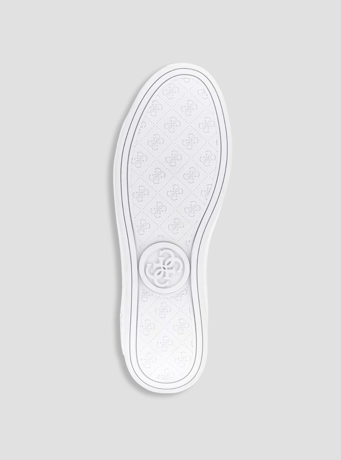 GUESS Womens White Bonitah Sneakers BONITAH Bottom View