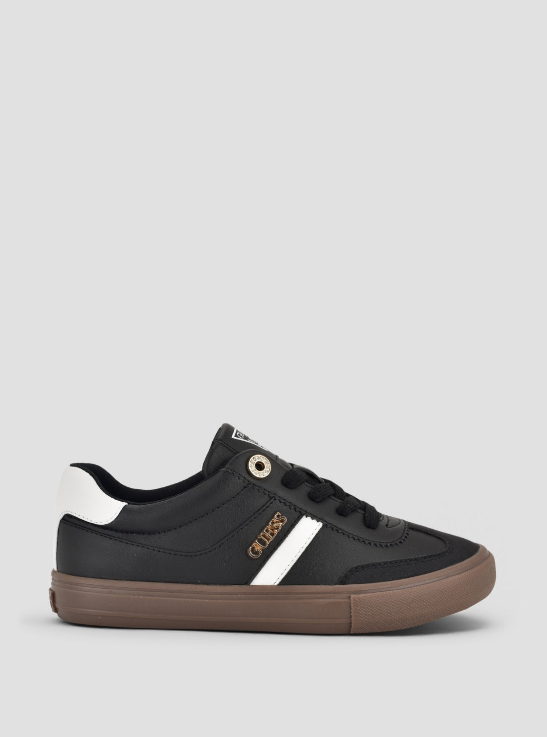 GUESS Footwear Black Borge Sneakers BORGE Side View_2
