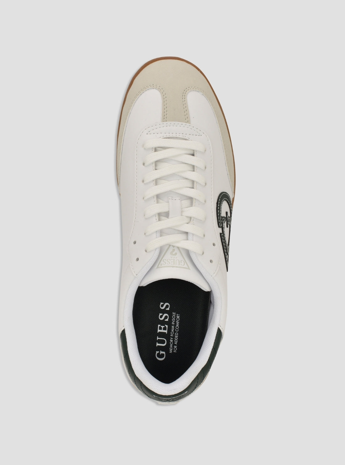 GUESS FootwearWhite Borge Sneakers BORGE Top View