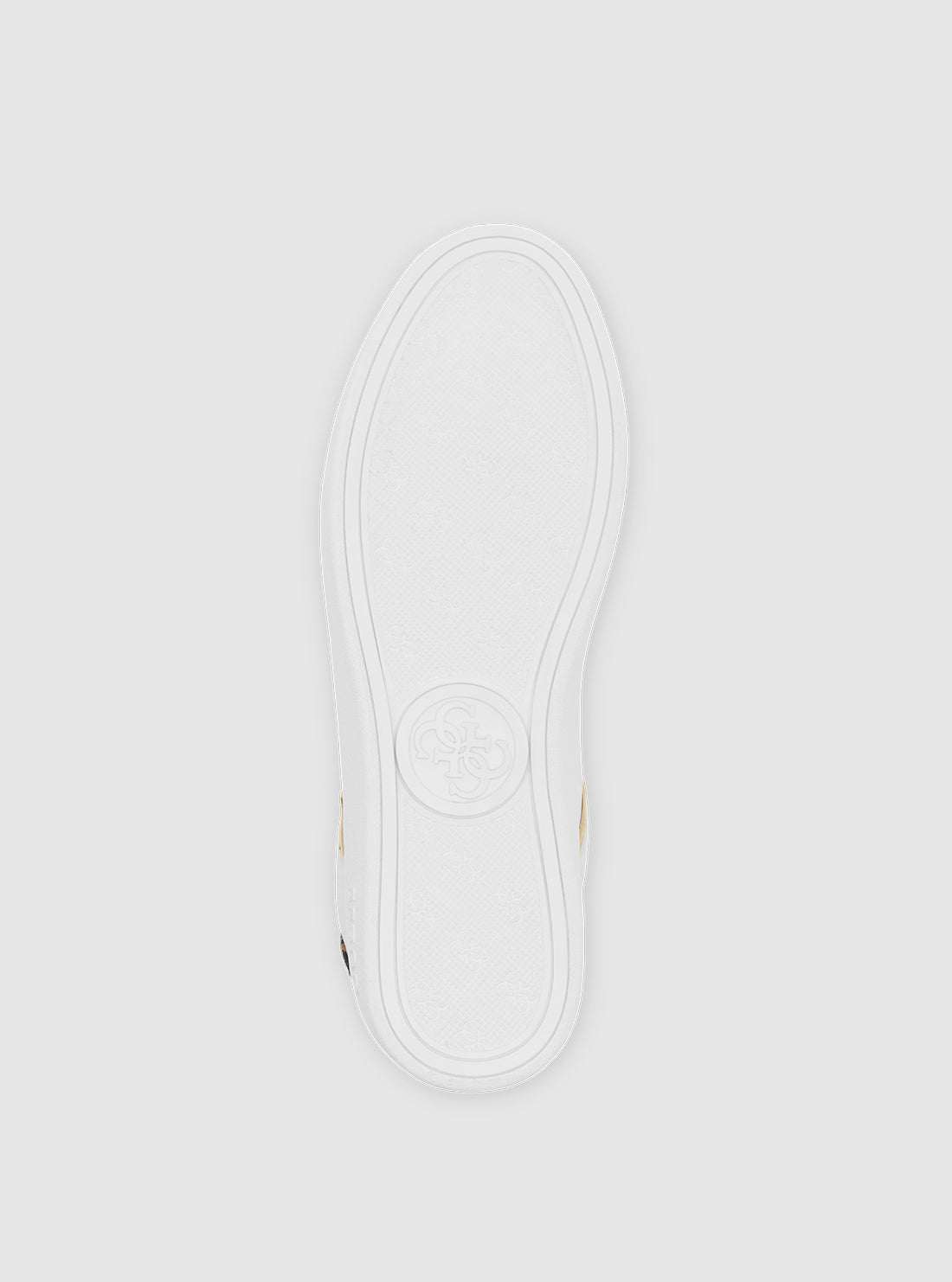 White Bristle Low-Top Sneakers