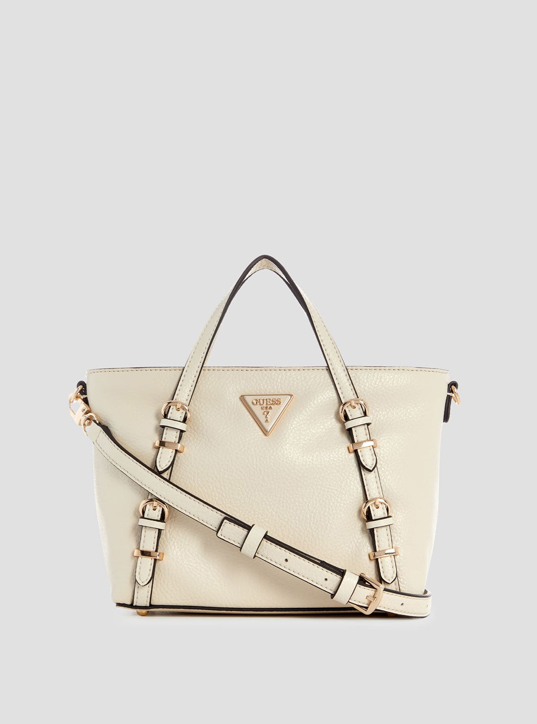 White Levia Mini Satchel Bag