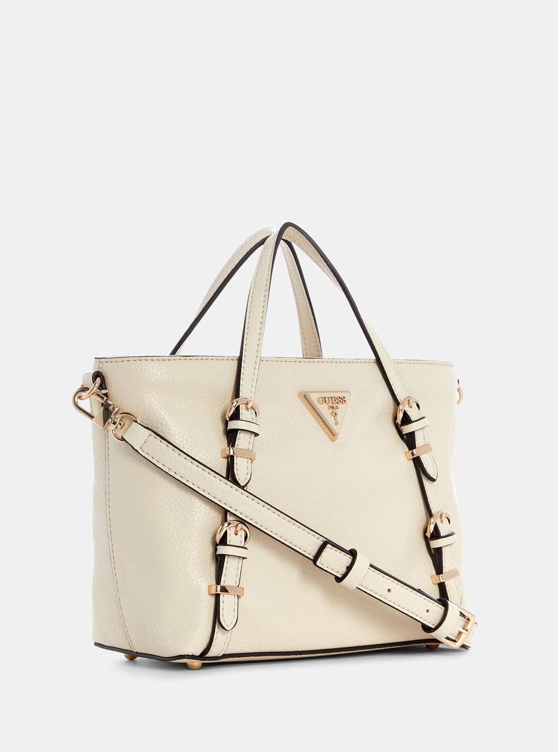 White Levia Mini Satchel Bag