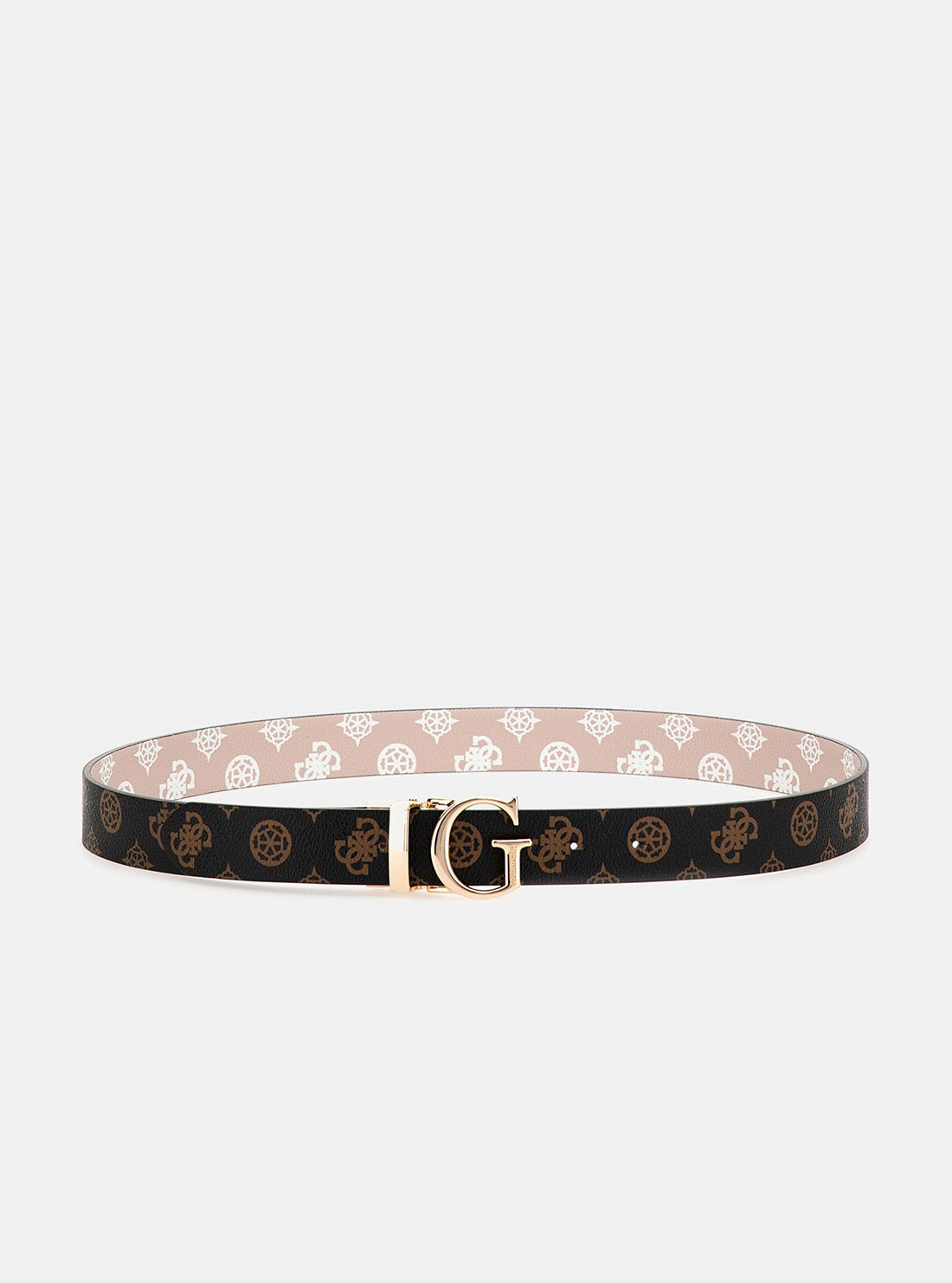 Pink Reversible Silvana Quattro G Peony Logo Belt