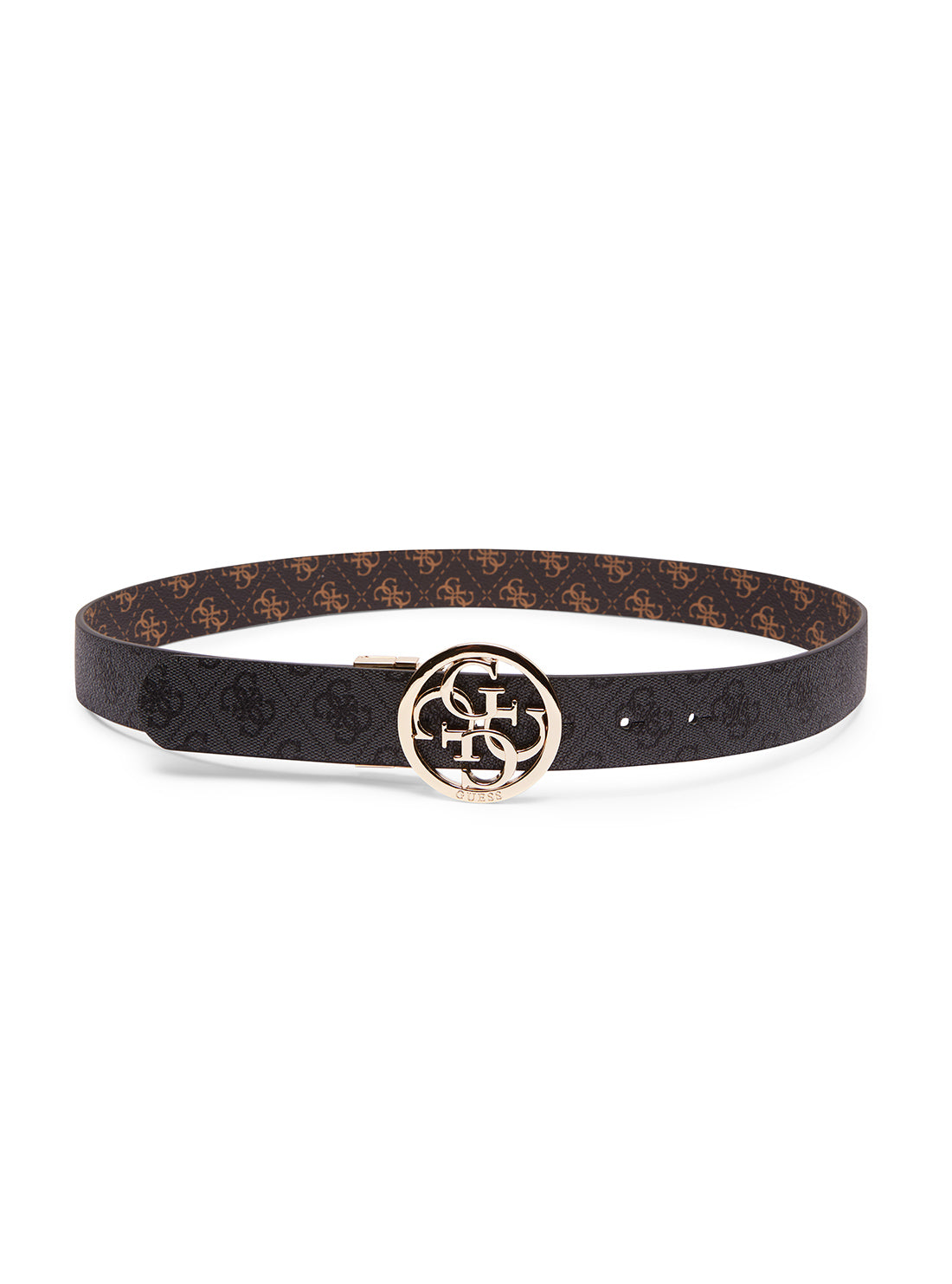 GUESS Black Logo Aieta Belt full view