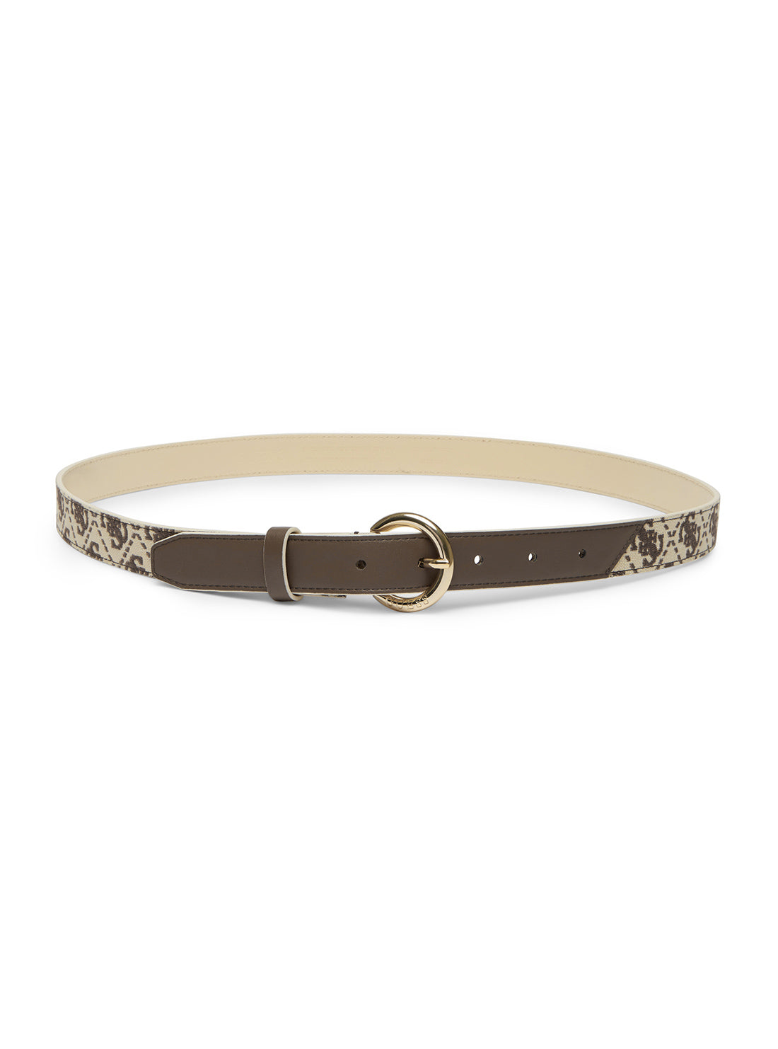 Brown Logo Izzy Adjustable Belt