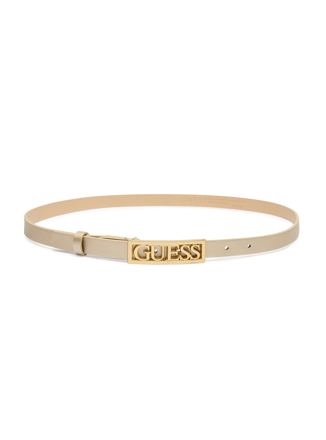 GUESS Gold Mildred Adjustable Belt full view