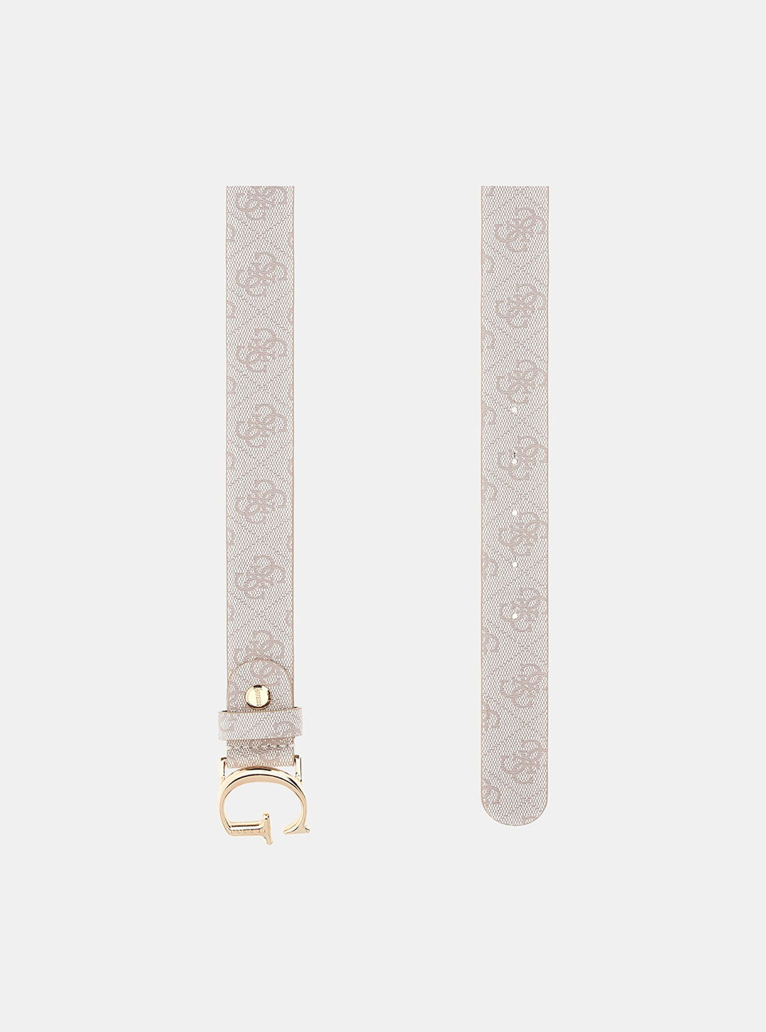 Beige Logo Emera Adjustable Belt