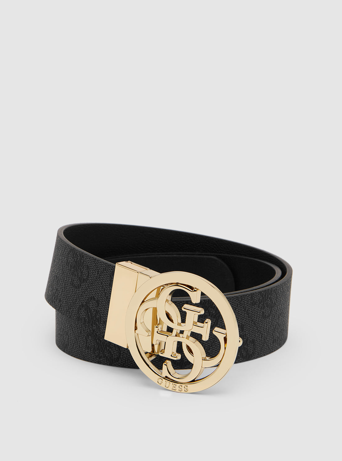 GUESS Womens Black Logo Orlina Belt BW9166P4235 Front View
