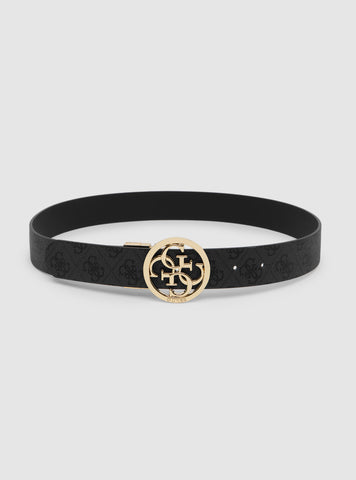 GUESS Womens Black Logo Orlina Belt BW9166P4235 Full VIew