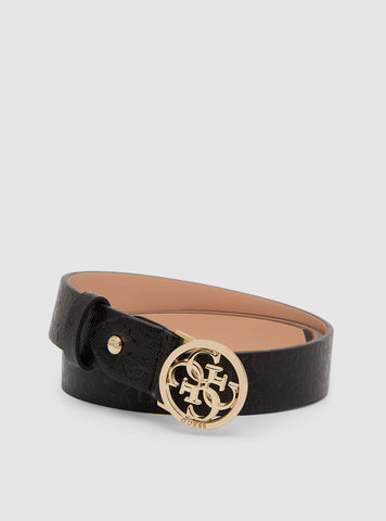 Black Adelard Adjustable Belt