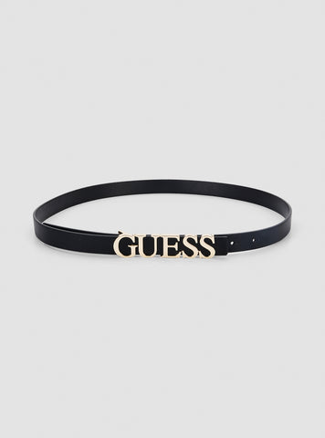 GUESS Womens Black Sansa Pant Belt BW9231P5235 Full view
