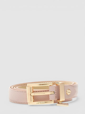 GUESS Accessories Pink Rosalba Adjustable Belt BW9256P5325 Front View